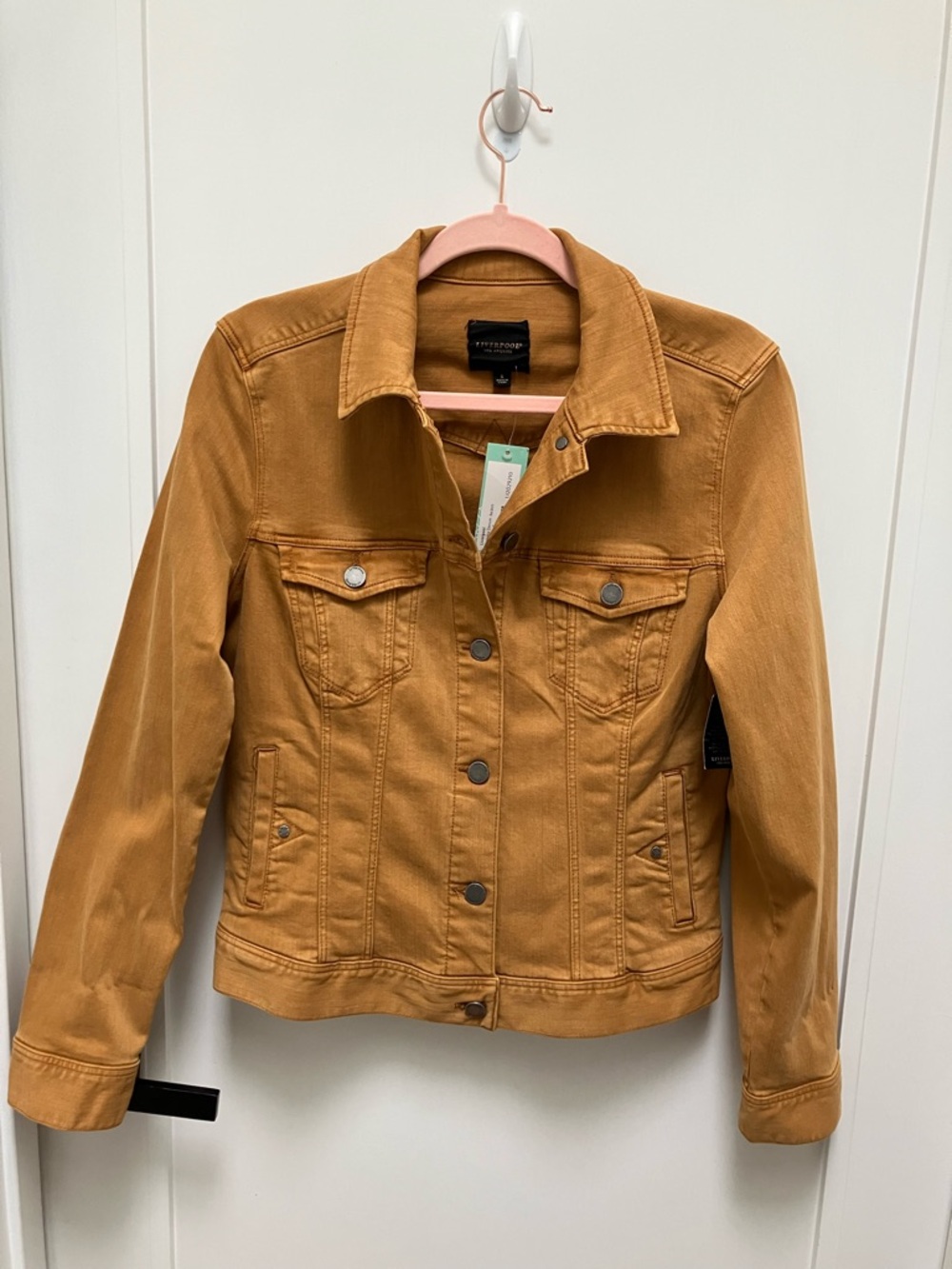 Liverpool Temma Cropped Denim Jacket - Amber Dawn - Size Small - Picture 3 of 9